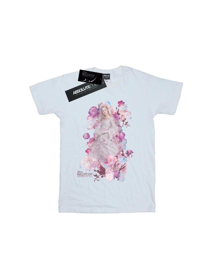 Disney - T-shirt MISTRESS OF EVIL Blanc - Kiabi