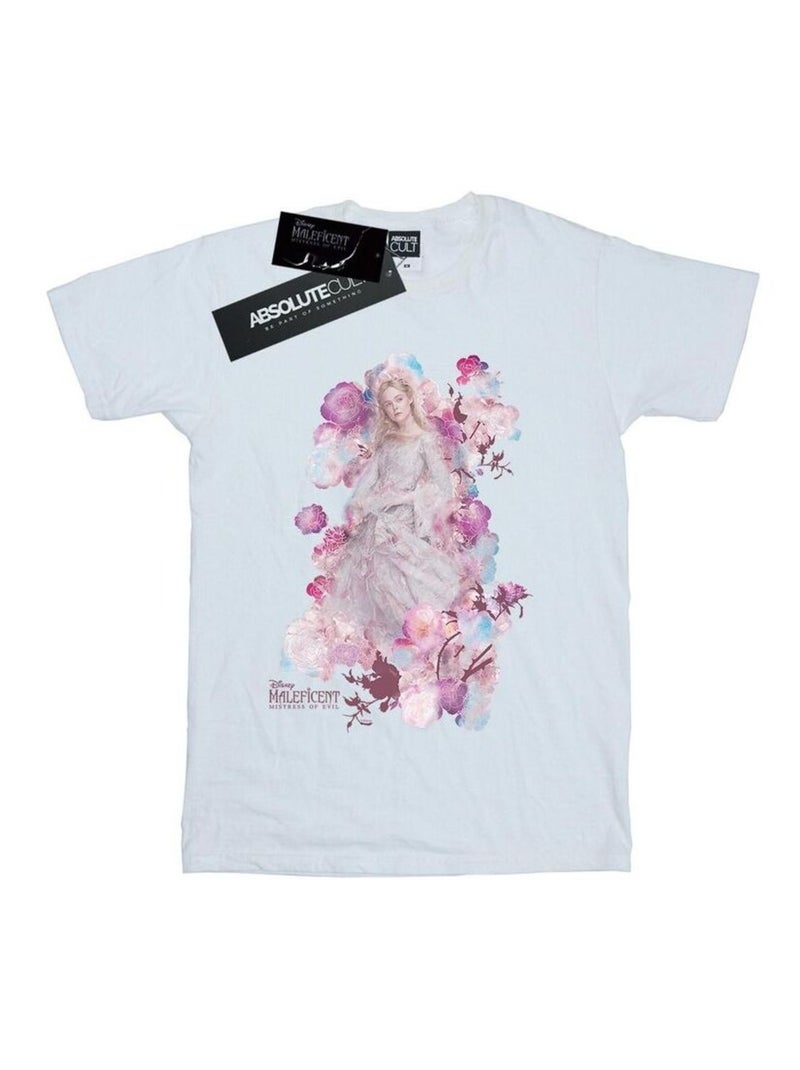 Disney - T-shirt MISTRESS OF EVIL Blanc - Kiabi