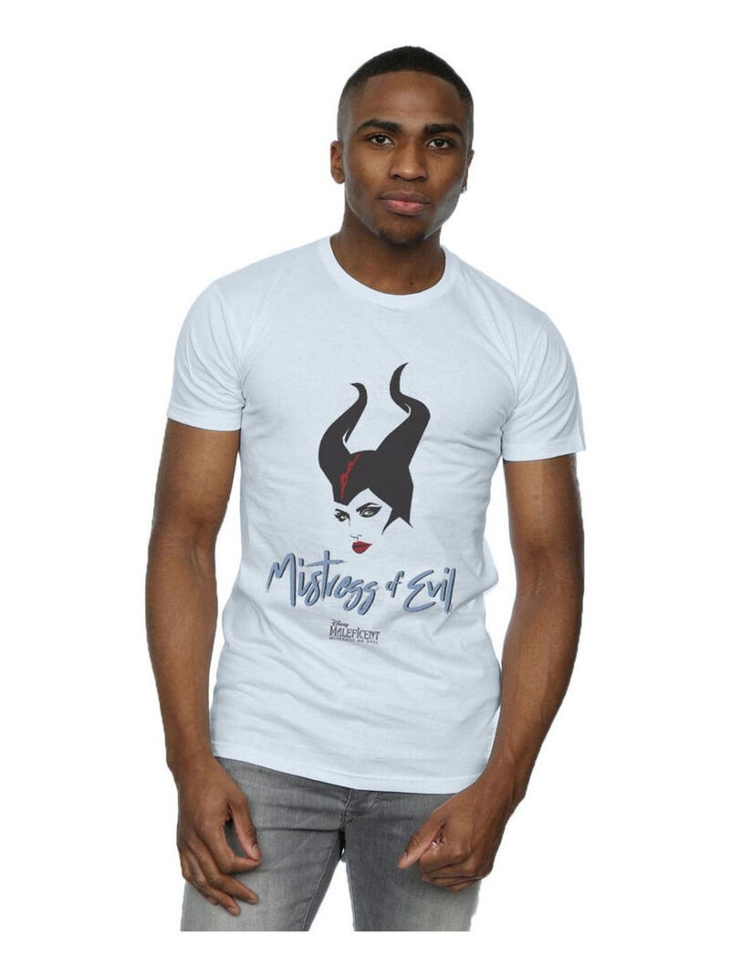 Disney - T-shirt MISTRESS OF EVIL Blanc - Kiabi