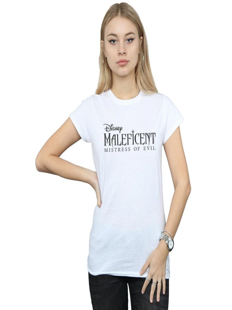 Disney - T-shirt MISTRESS OF EVIL Blanc - Kiabi