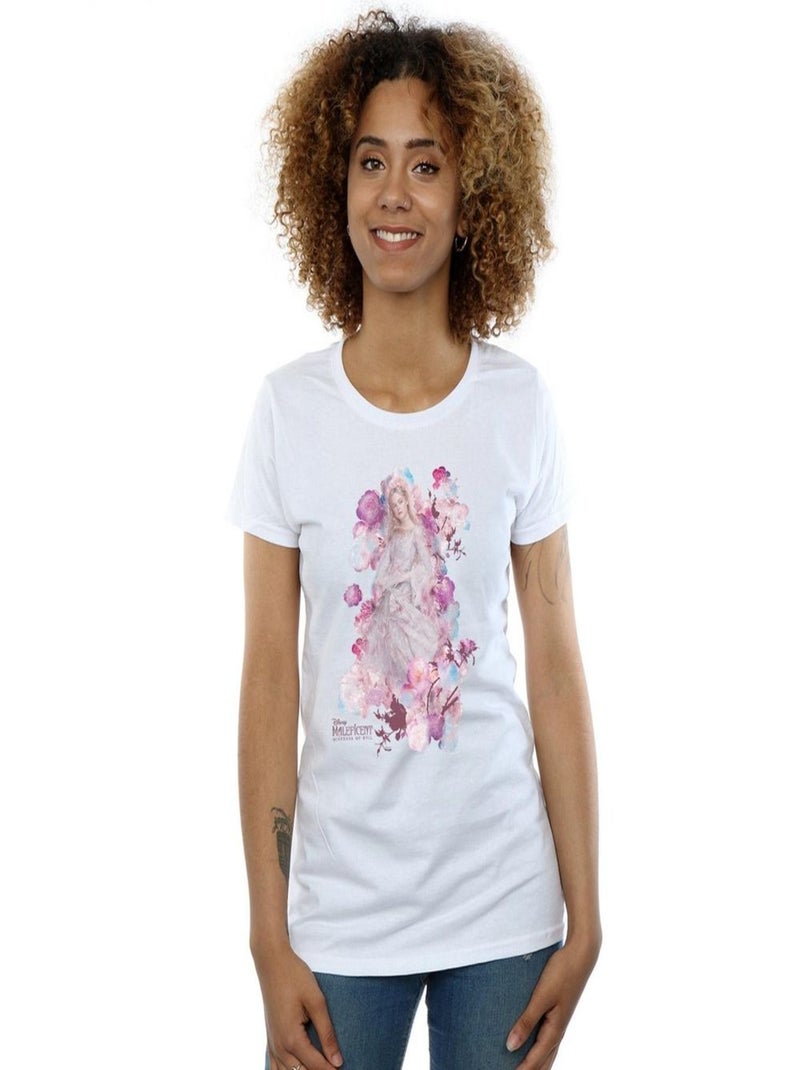 Disney - T-shirt MISTRESS OF EVIL Blanc - Kiabi