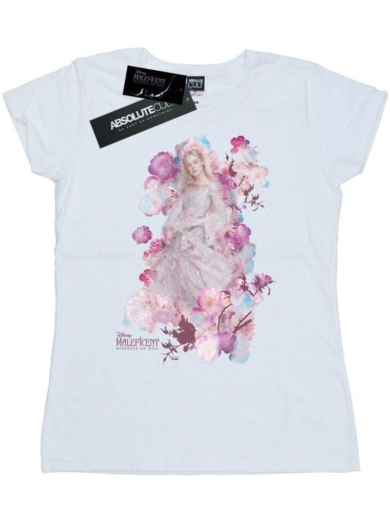 Disney - T-shirt MISTRESS OF EVIL Blanc - Kiabi