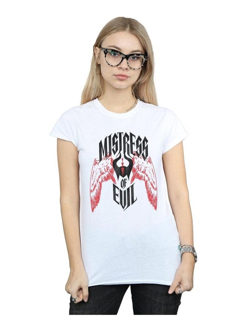 Disney - T-shirt MISTRESS OF EVIL Blanc - Kiabi