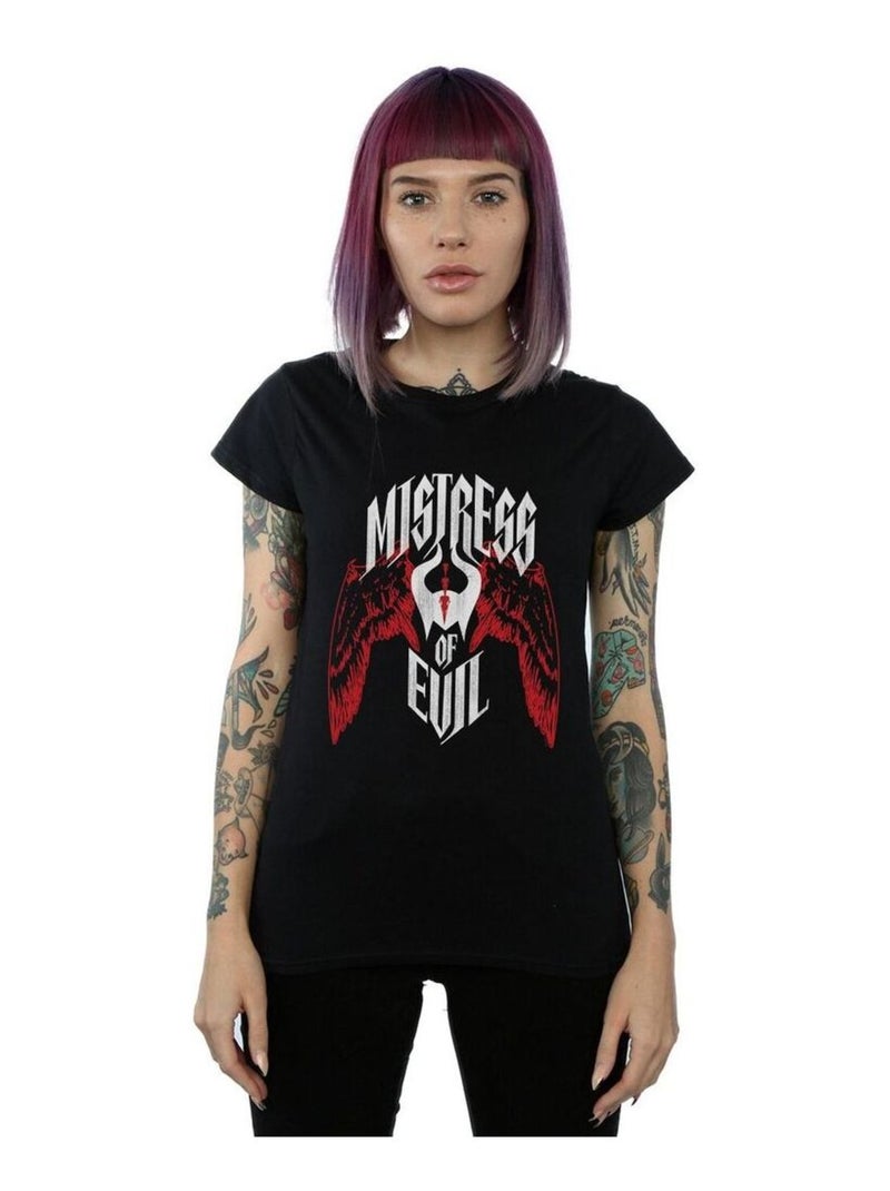 Disney - T-shirt MISTRESS OF EVIL Noir - Kiabi