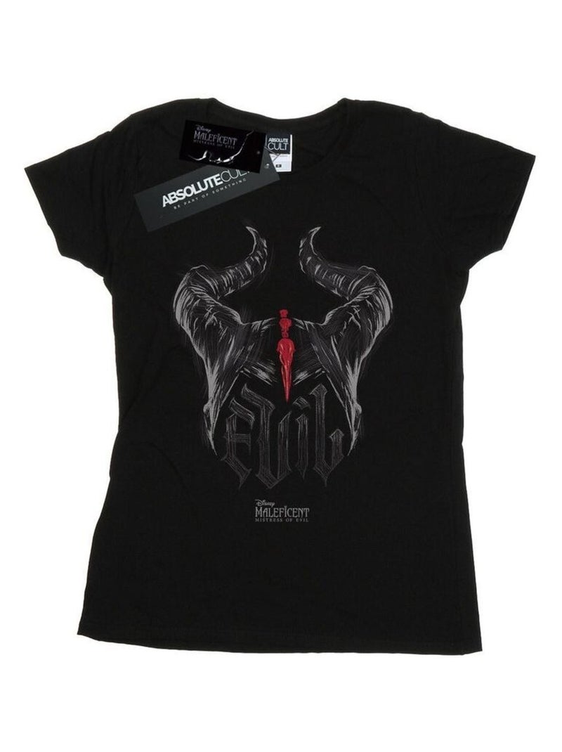 Disney - T-shirt MISTRESS OF EVIL Noir - Kiabi
