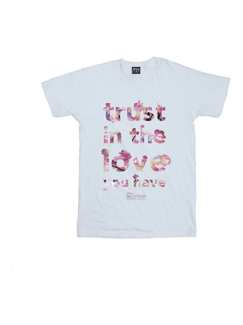 Disney - T-shirt MISTRESS OF EVIL TRUST IN THE LOVE - Kiabi
