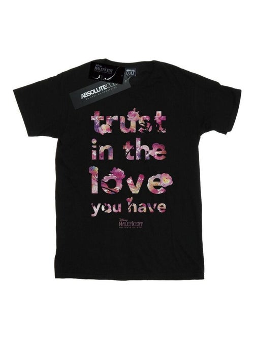 Disney - T-shirt MISTRESS OF EVIL TRUST IN THE LOVE - Kiabi