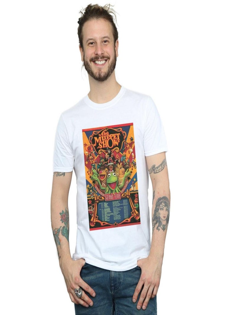 Disney - T-shirt MLà-Hautpet THE MLà-HautPET SHOW Blanc - Kiabi