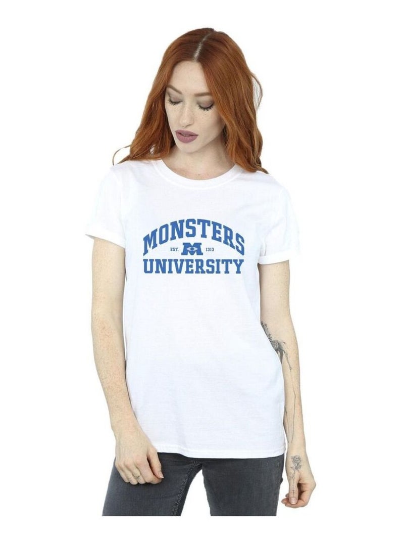 Disney - T-shirt MONSTERS UNIVERSÇaY Blanc - Kiabi