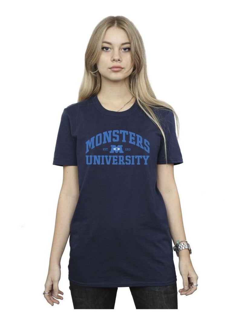 Disney - T-shirt MONSTERS UNIVERSÇaY Bleu marine - Kiabi