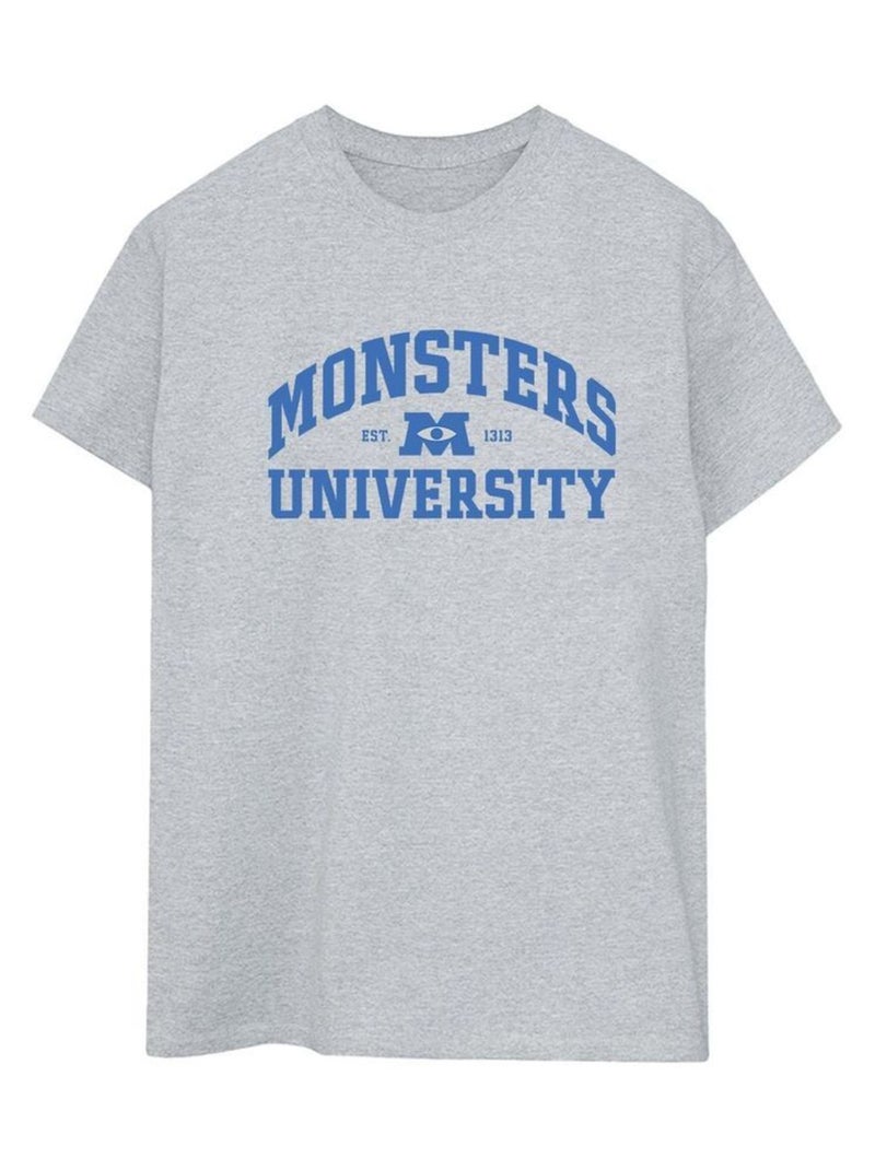 Disney - T-shirt MONSTERS UNIVERSÇaY Gris chiné - Kiabi