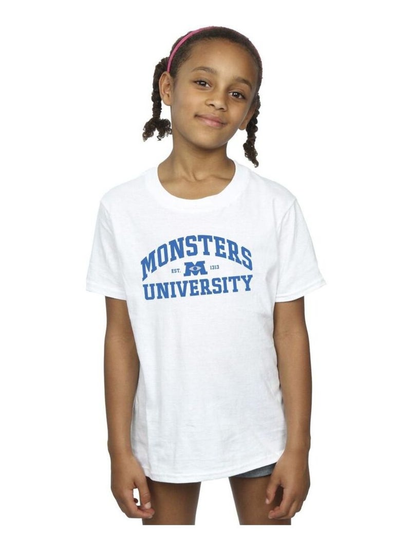 Disney - T-shirt MONSTERS UNIVERSITY Blanc - Kiabi