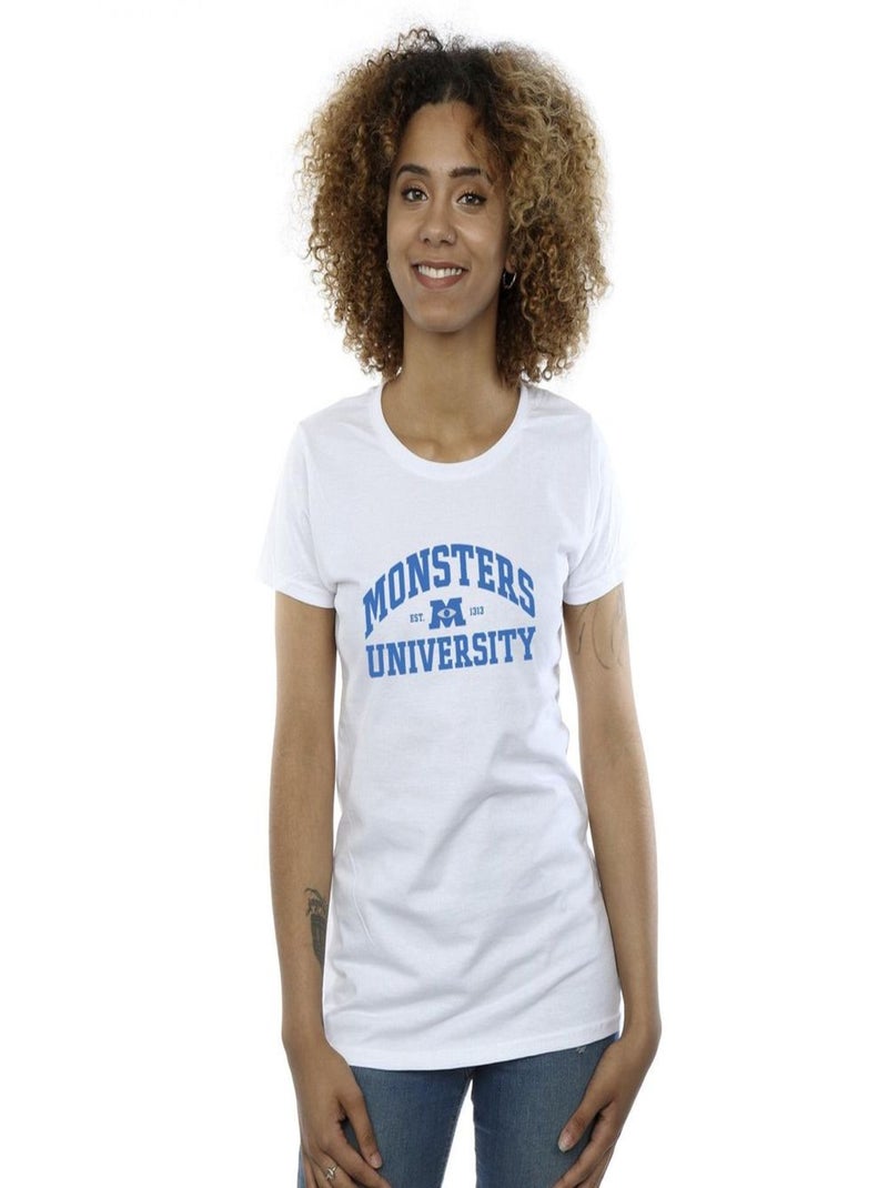 Disney - T-shirt MONSTERS UNIVERSITY Blanc - Kiabi