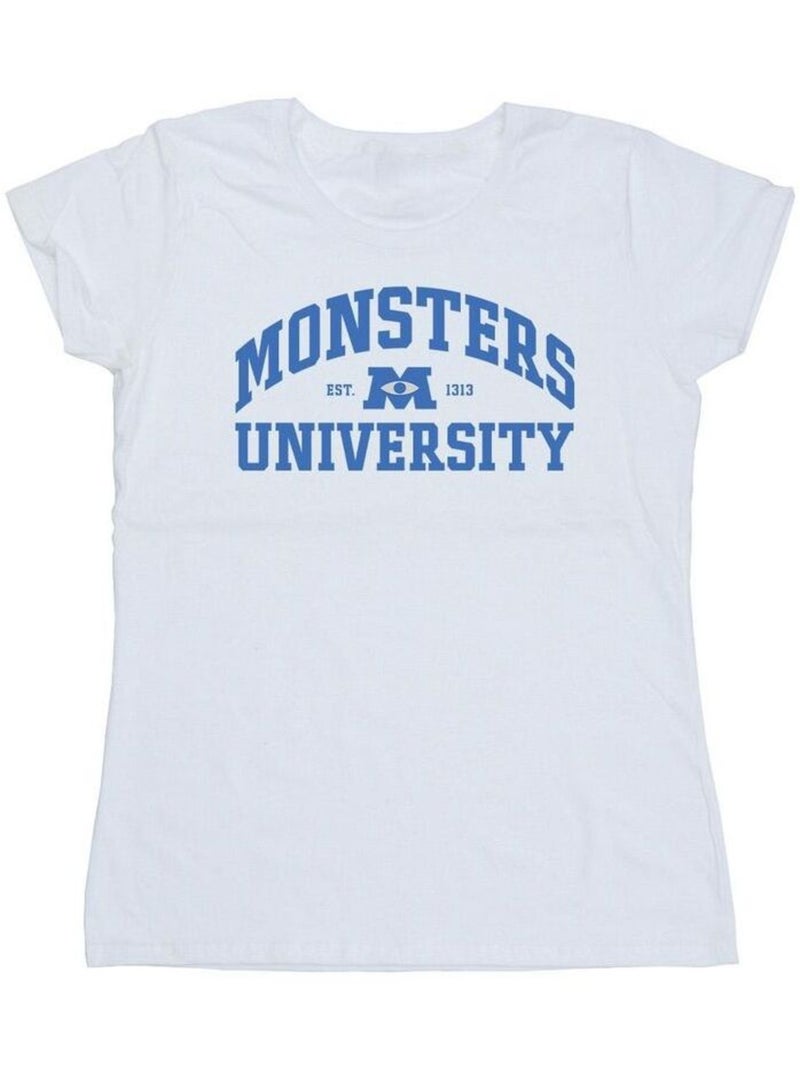 Disney - T-shirt MONSTERS UNIVERSITY Blanc - Kiabi