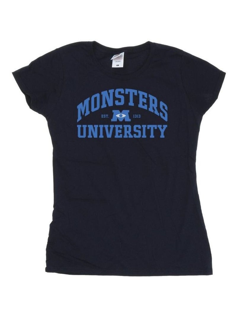 Disney - T-shirt MONSTERS UNIVERSITY Bleu marine - Kiabi