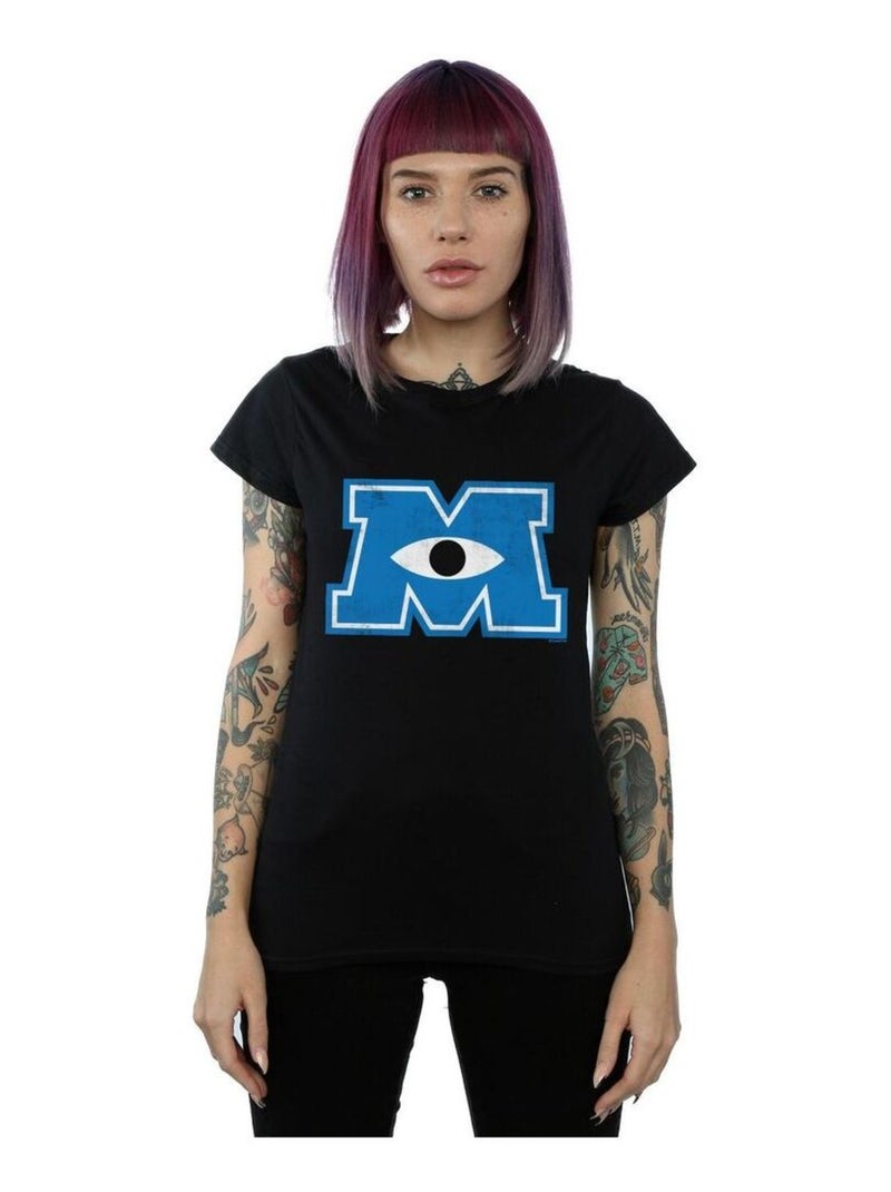Disney - T-shirt MONSTERS UNIVERSITY MONSTER M Noir - Kiabi