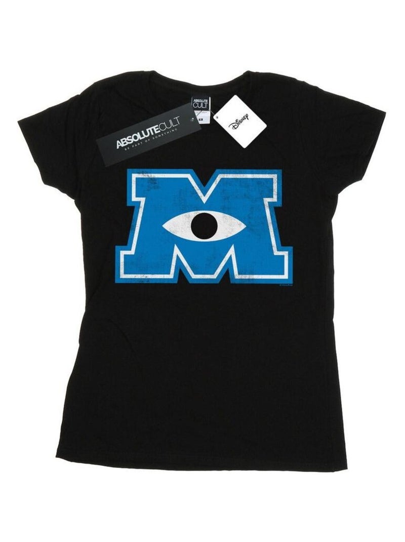Disney - T-shirt MONSTERS UNIVERSITY MONSTER M Noir - Kiabi