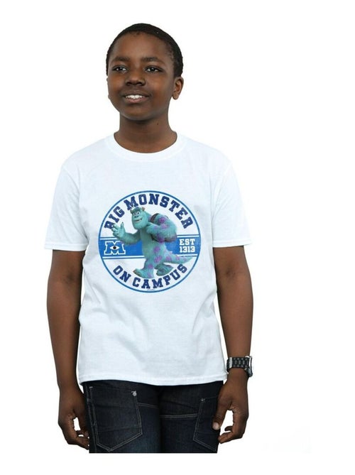 Disney - T-shirt MONSTERS UNIVERSITY MONSTER ON CAMPUS - Kiabi