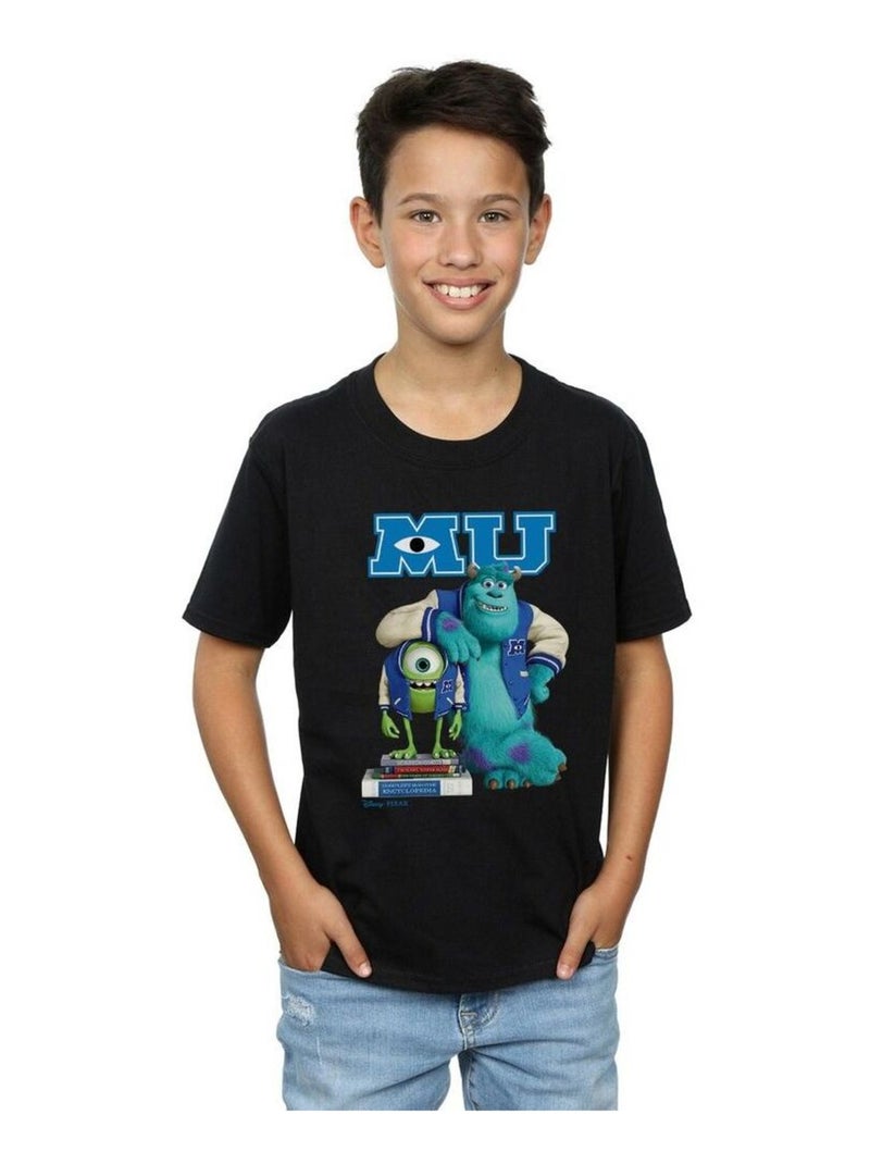 Disney - T-shirt MONSTERS UNIVERSITY Noir - Kiabi