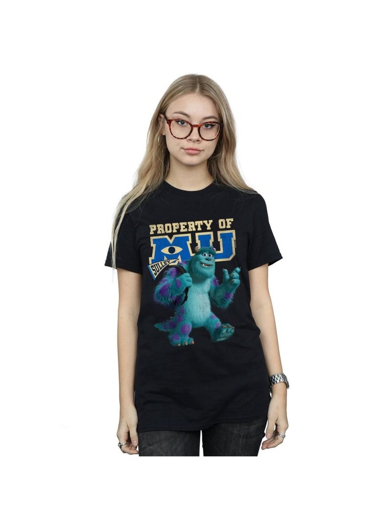 Disney - T-shirt MONSTERS UNIVERSITY PROPERTY OF MU Noir - Kiabi