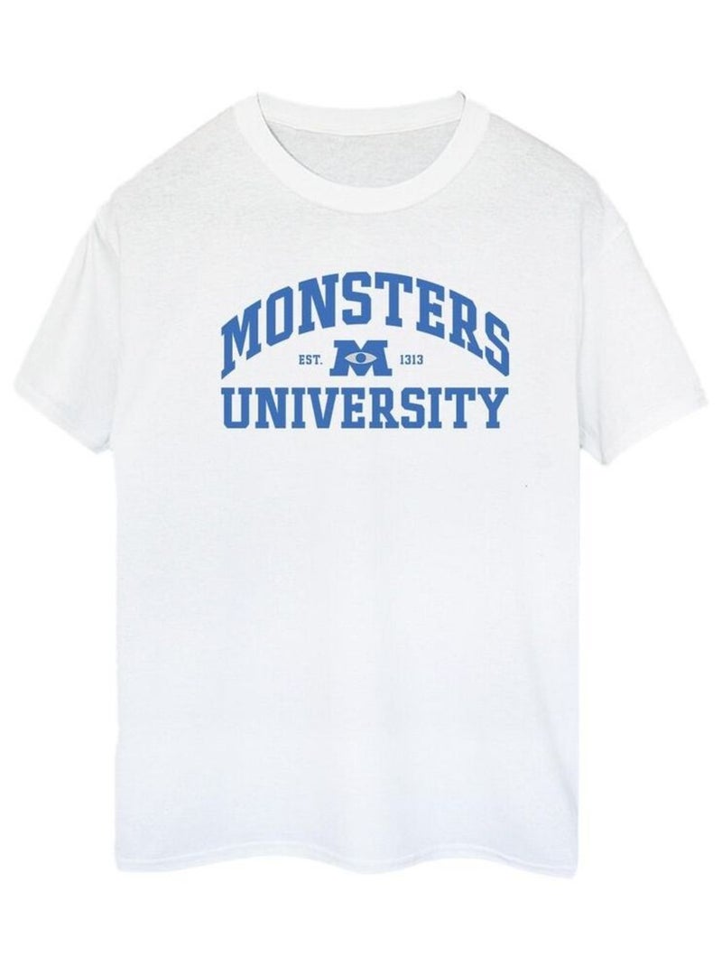 Disney - T-shirt Monstres Academy Blanc - Kiabi