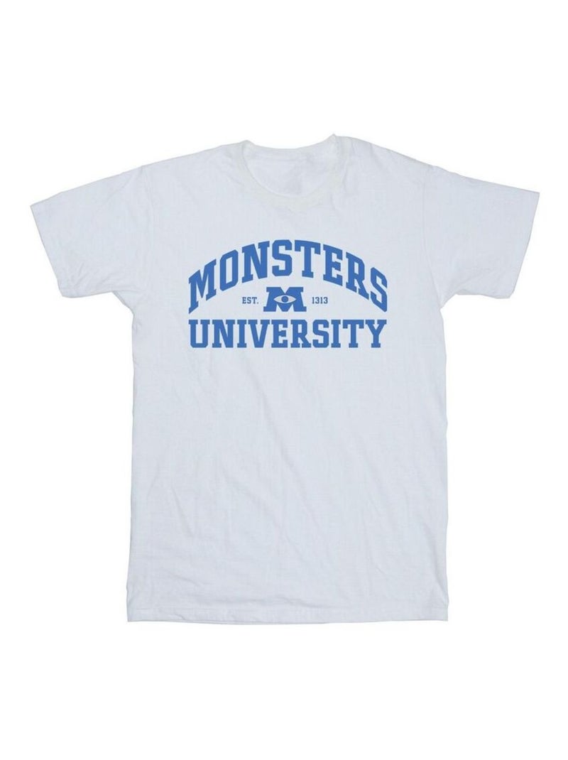 Disney - T-shirt Monstres Academy Blanc - Kiabi