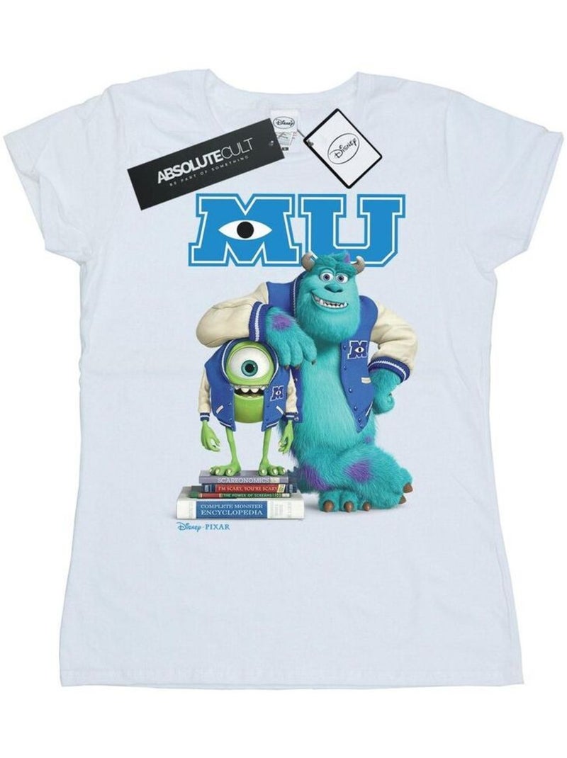 Disney - T-shirt Monstres Academy Blanc - Kiabi