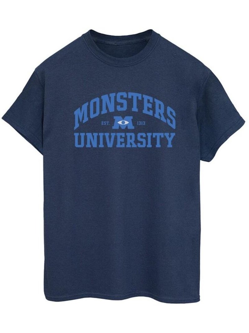 Disney - T-shirt Monstres Academy Bleu marine - Kiabi