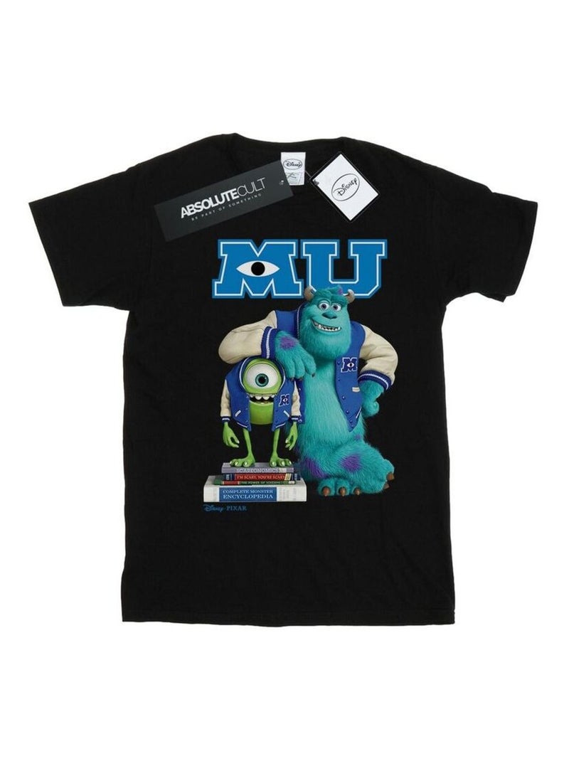Disney - T-shirt Monstres Academy Noir - Kiabi