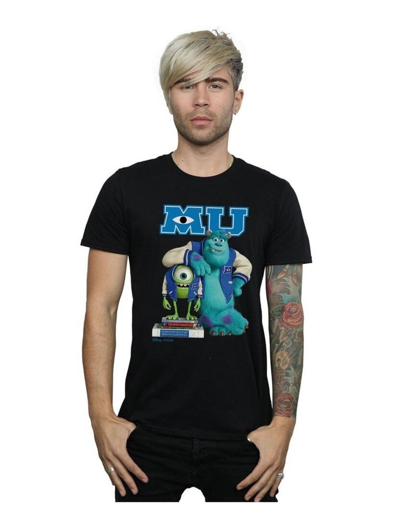 Disney - T-shirt Monstres Academy Noir - Kiabi