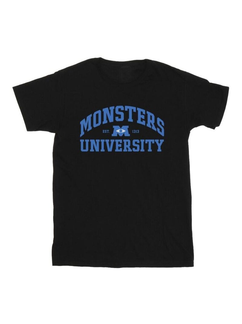 Disney - T-shirt Monstres Academy Noir - Kiabi