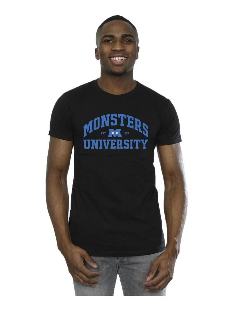 Disney - T-shirt Monstres Academy Noir - Kiabi