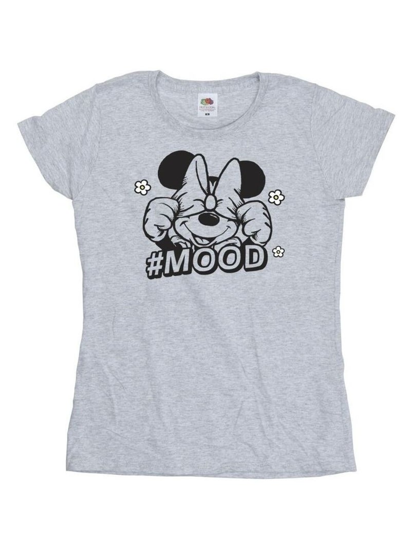 Disney - T-shirt MOOD Gris chiné - Kiabi