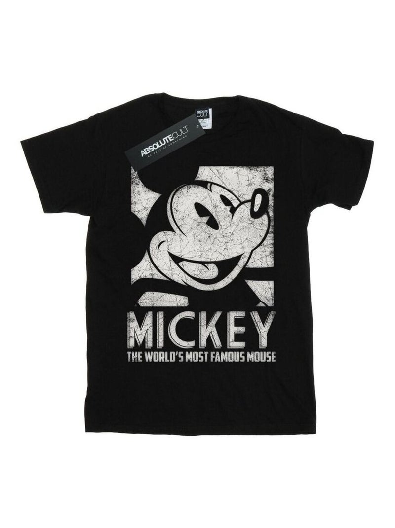 Disney - T-shirt MOST FAMOUS Noir - Kiabi