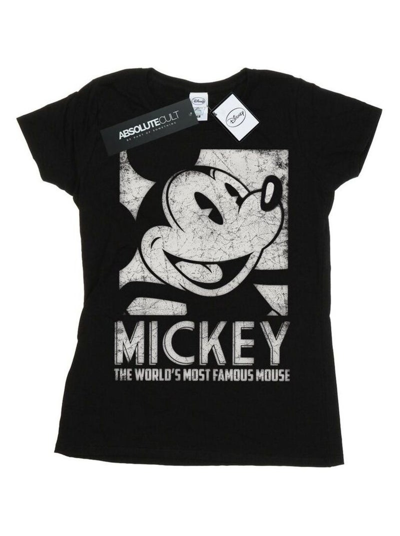 Disney - T-shirt MOST FAMOUS Noir - Kiabi