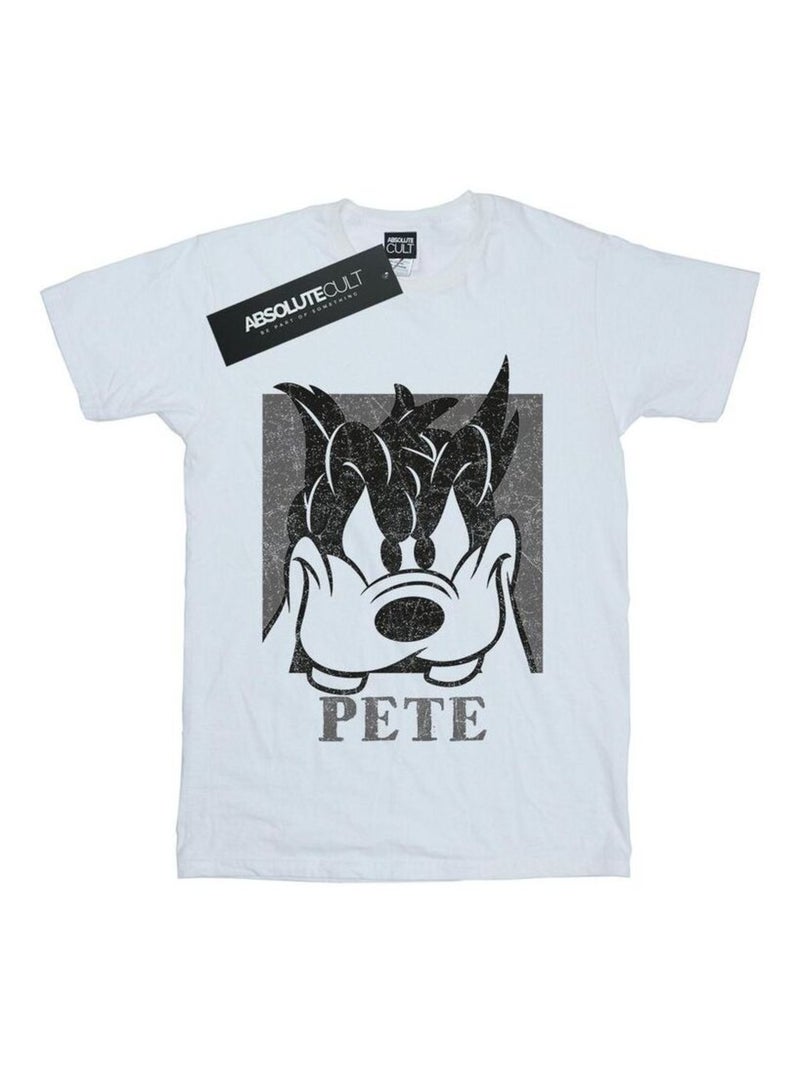 Disney - T-shirt motif Antoine motif/style Tête rognée Blanc - Kiabi