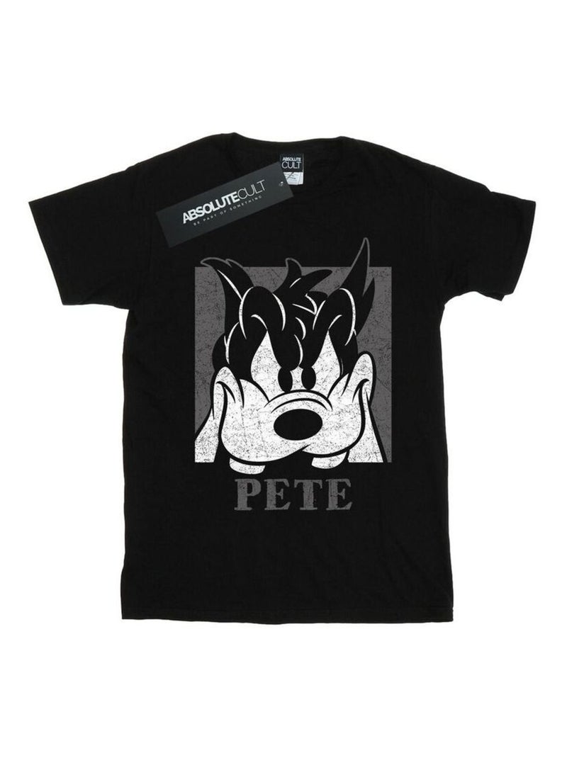 Disney - T-shirt motif Antoine motif/style Tête rognée Noir - Kiabi