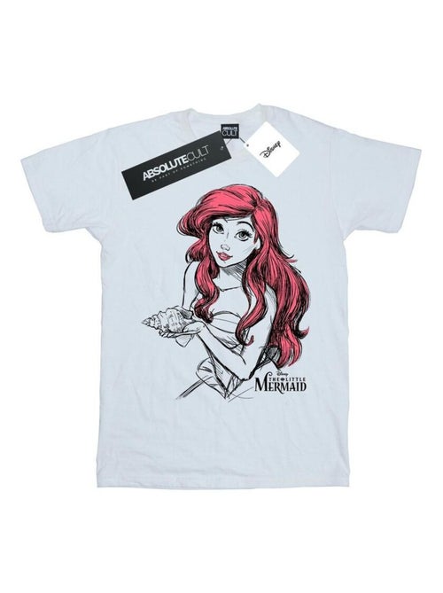 Disney - T-shirt motif Ariel motif/style Coquille - Kiabi