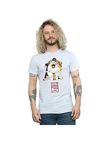 Disney - T-shirt motif Baymax motif/style Câlin BIG HERO