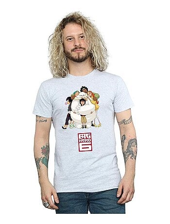 Disney - T-shirt motif Baymax motif/style Câlin BIG HERO