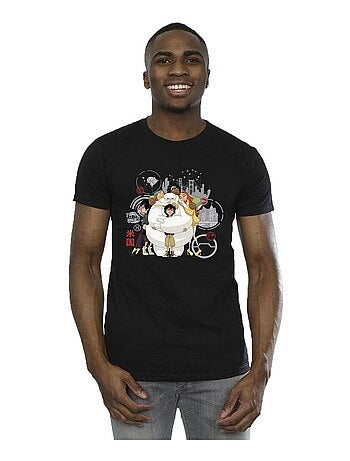 Disney - T-shirt motif Baymax motif/style câlin de groupe BIG HERO
