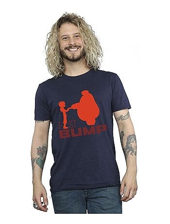 Disney - T-shirt motif Baymax motif/style Découpe de poing contre poing BIG HERO