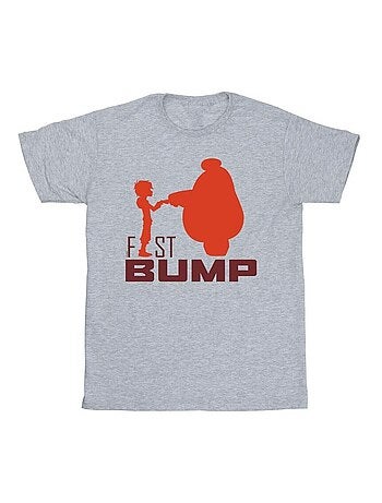 Disney - T-shirt motif Baymax motif/style Découpe de poing contre poing BIG HERO