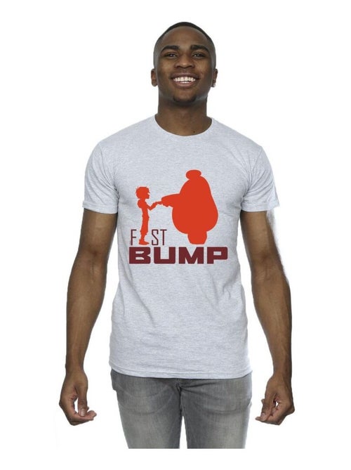 Disney - T-shirt motif Baymax motif/style Découpe de poing contre poing BIG HERO - Kiabi