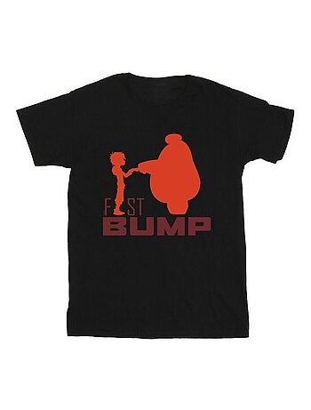 Disney - T-shirt motif Baymax motif/style Découpe de poing contre poing BIG HERO