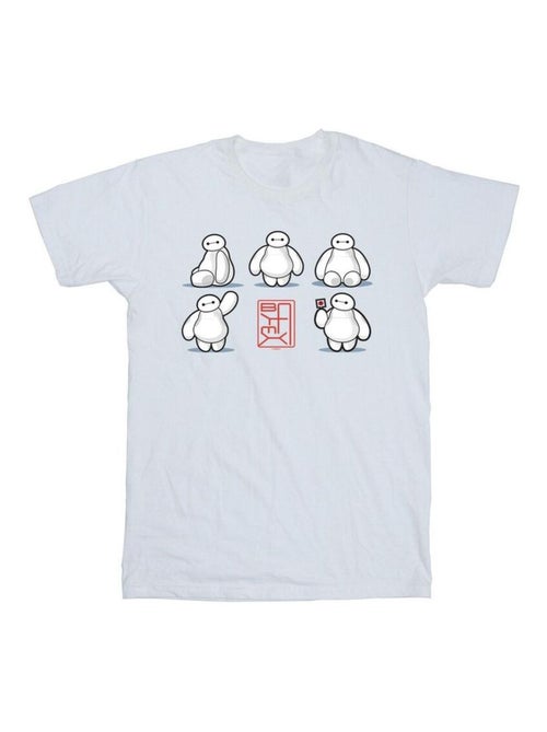 Disney - T-shirt motif Baymax motif/style Plusieurs poses BIG HERO - Kiabi