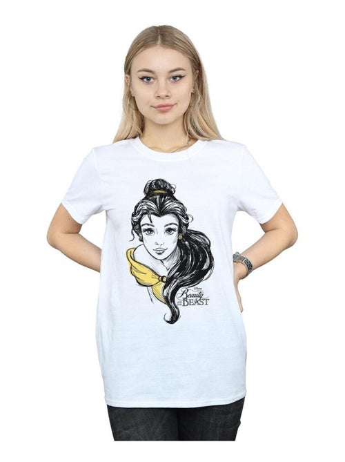 Disney - T-shirt motif Belle motif/style croquis - Kiabi Disney - T-shirt motif Belle motif/style croquis - Kiabi