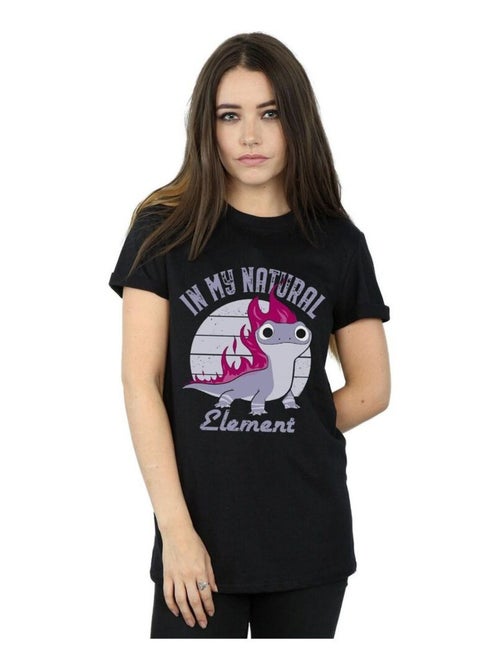 Disney - T-shirt motif Bruni motif/style Éléments La Reine des Neiges - Kiabi