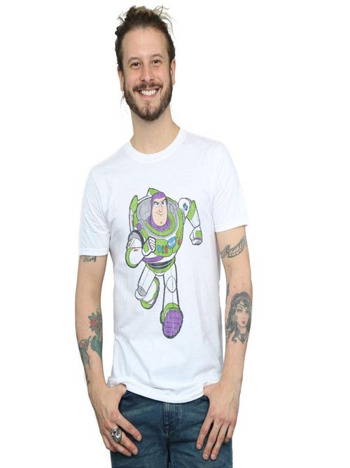 Disney - T-shirt motif Buzz l'Éclair motif/style classique - Kiabi