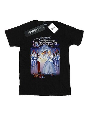 Disney - T-shirt motif Cendrillon motif/style affiche de collage
